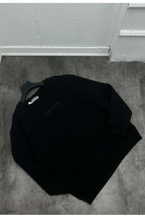 1002 ALPHA SWEAT - SİYAH - XL