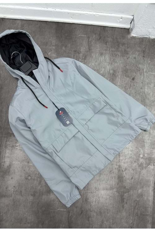 1002 WODEX YAĞMURLUK - GRİ - S