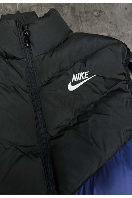 1041 NIKE ŞİŞME YELEK - SİYAH LACİVERT - M