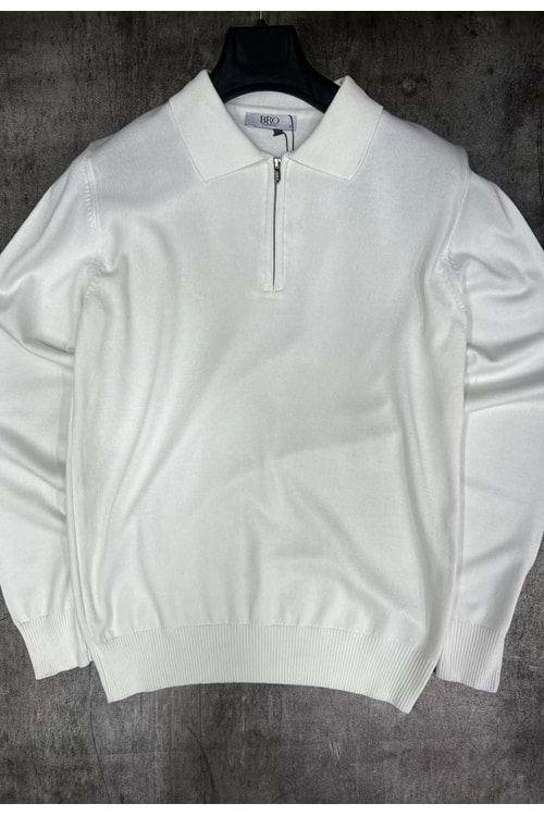 1005 BEYAZ İNCE TRİKO - BEYAZ - S