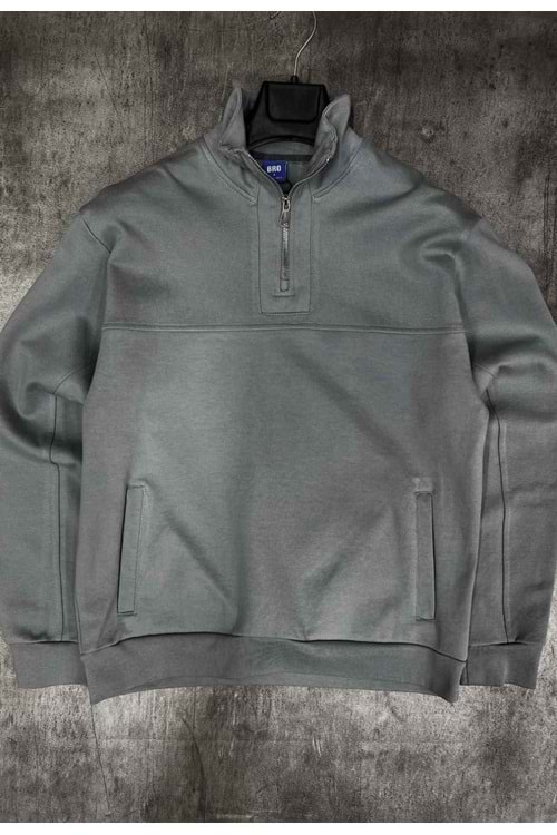1007 BRO SWEAT - BOYALI GRİ - M