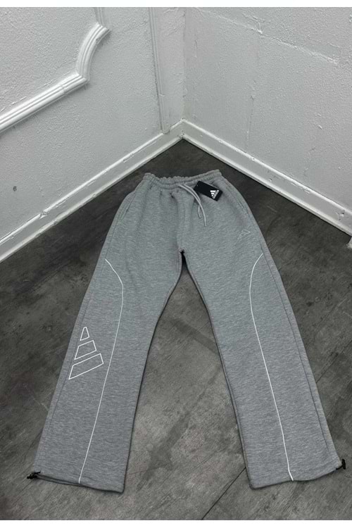 1029 ADİDAS BAGGY EŞOFMAN - GRİ - S