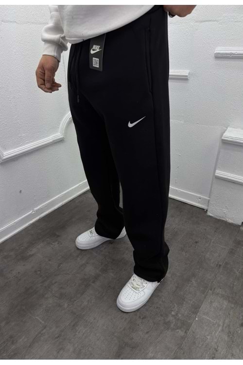1049 NIKE REFLEKTÖR LOGO BAGGY EŞOFMAN - SİYAH