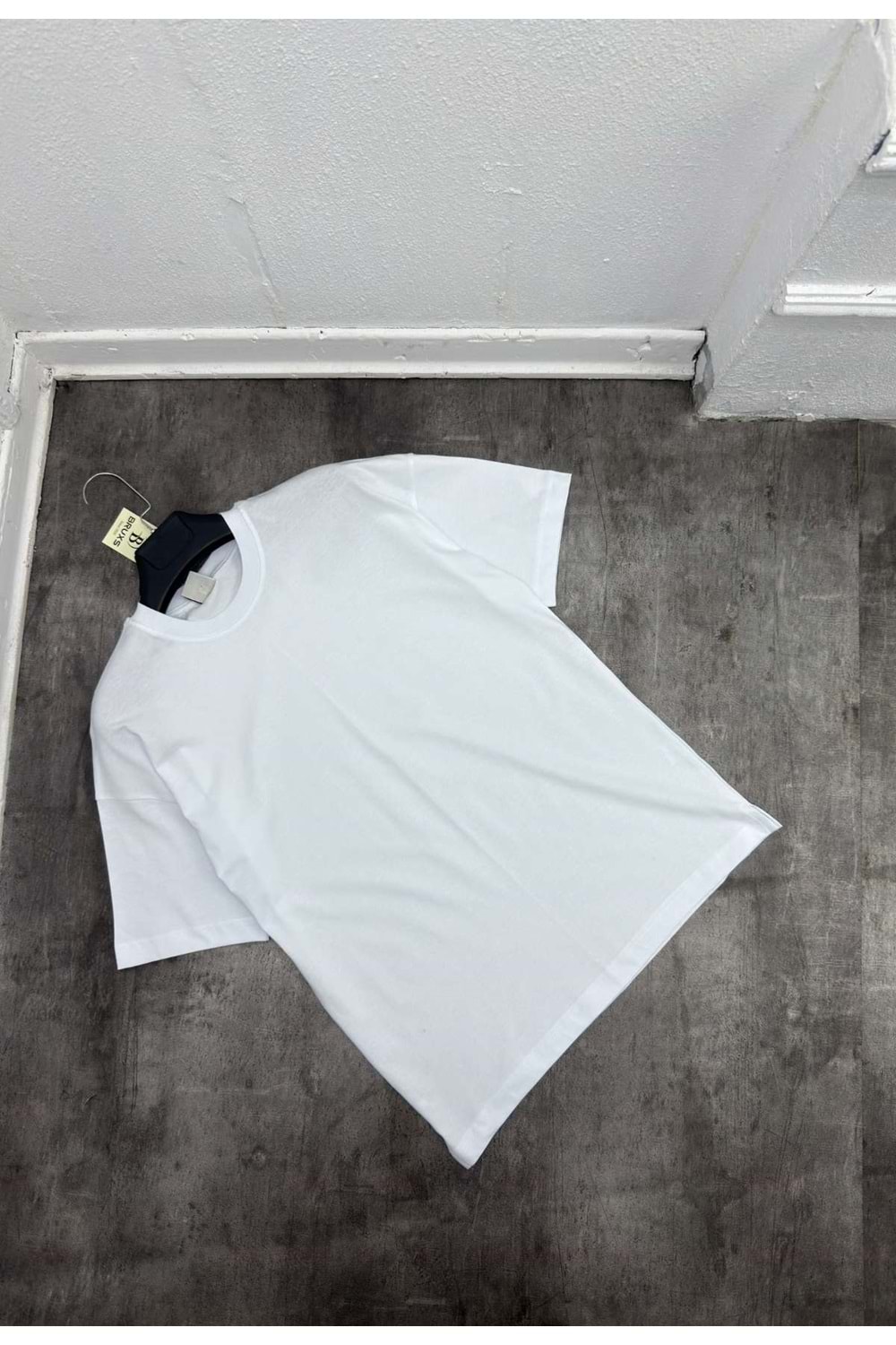 1001 BRUX BASİC TSHIRT - BEYAZ