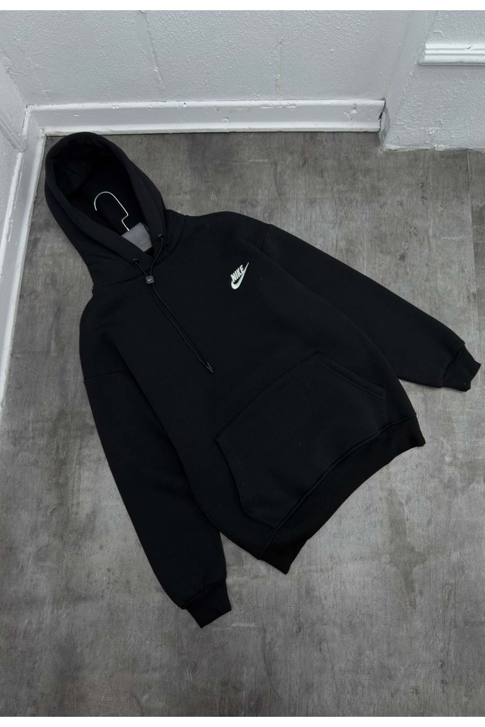 1014 NIKE KAPÜŞONLU SWEAT - SİYAH - S