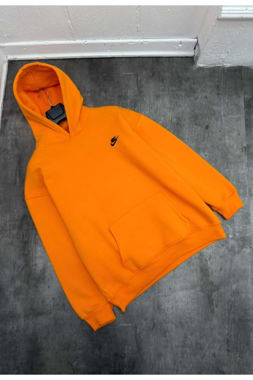 1014 NIKE KAPÜŞONLU SWEAT - TURUNCU - XL