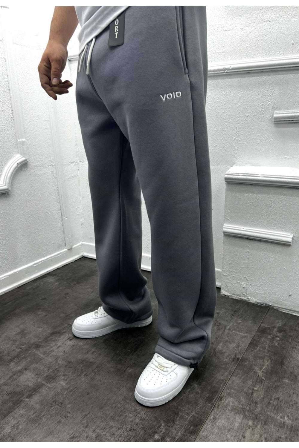 1001 VOID BAGGY EŞOFMAN - BOYALI GRİ - M