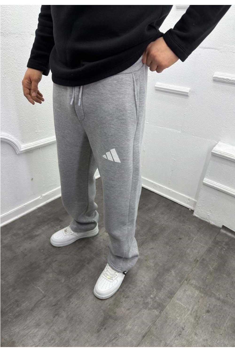 1009 ADİDAS EŞOFMAN - GRİ - M