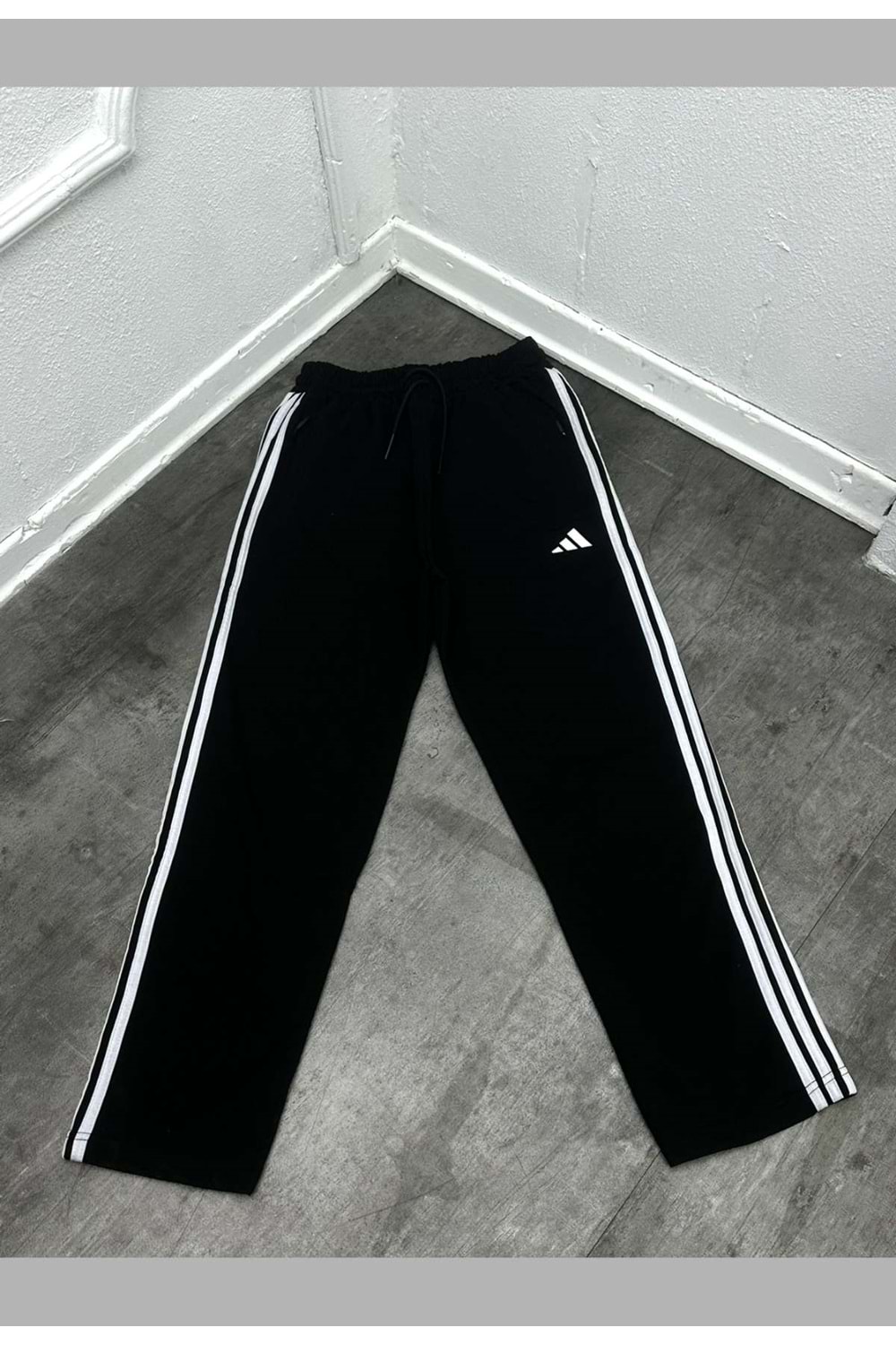 1014 ADİDAS BAGGY EŞOFMAN - SİYAH