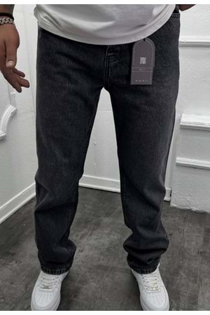 1016 WE11 TASLAMA BAGGY KOT - KOYU GRI - 34