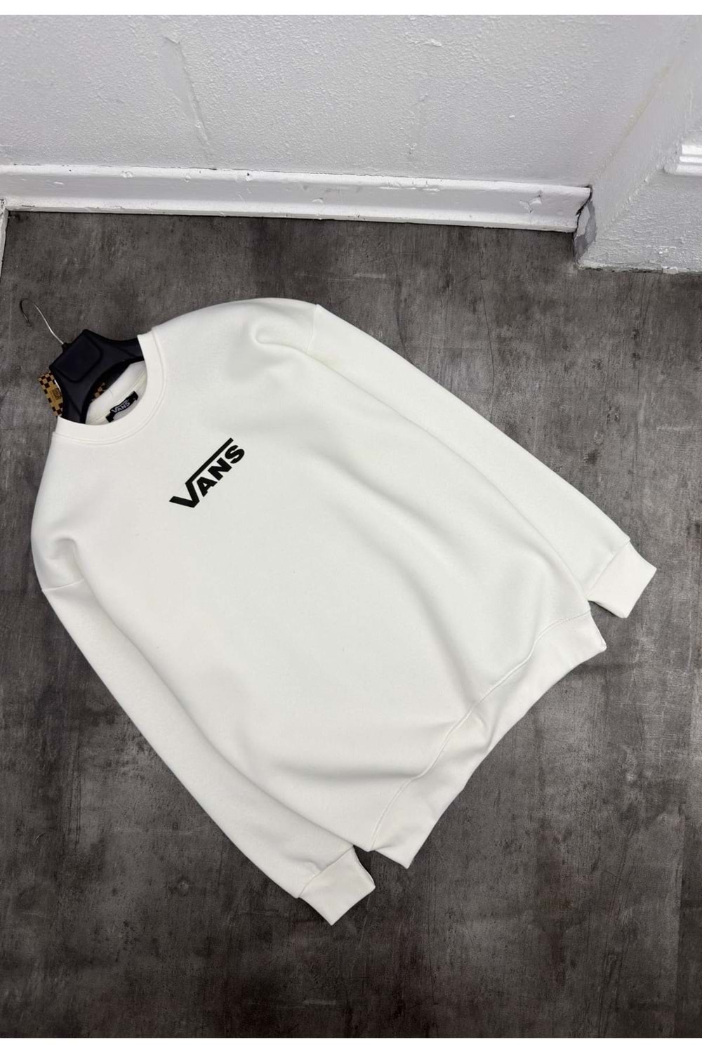 1002 VANS SWEAT - BEYAZ - S