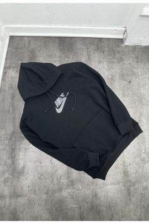 1037 NIKE KAPŞONLU SWEAT - SİYAH - S
