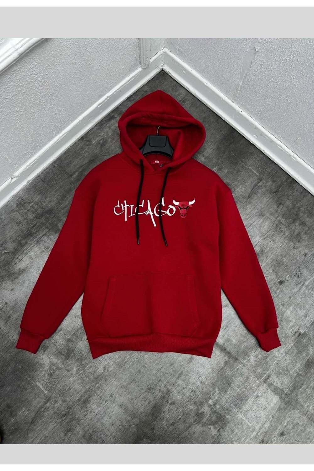 1001 CHICAGO SWEAT - KIRMIZI - S