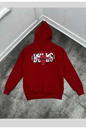 1001 CHICAGO SWEAT - KIRMIZI - S