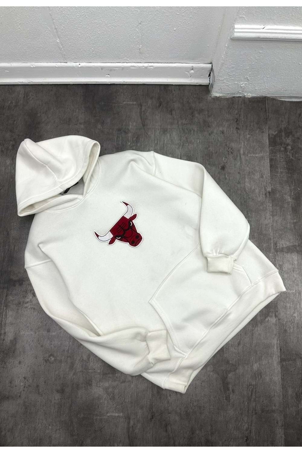 1002 CHICAGO SWEAT - BEYAZ