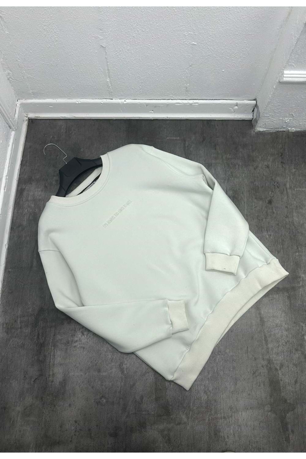 1002 ALPHA SWEAT - BEYAZ - S