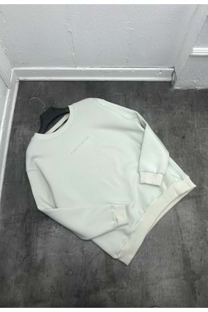 1002 ALPHA SWEAT - BEYAZ
