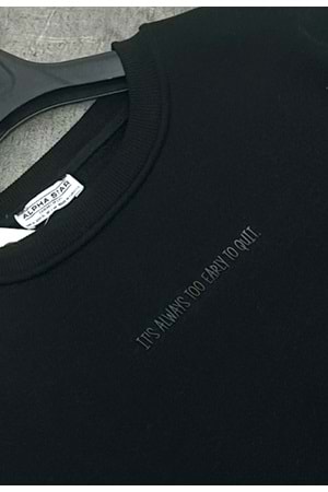 1002 ALPHA SWEAT - SİYAH