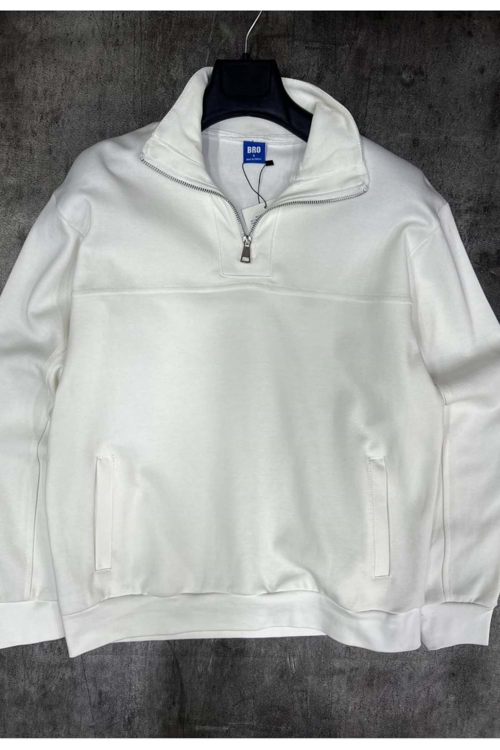 1007 BRO SWEAT - BEYAZ - XL