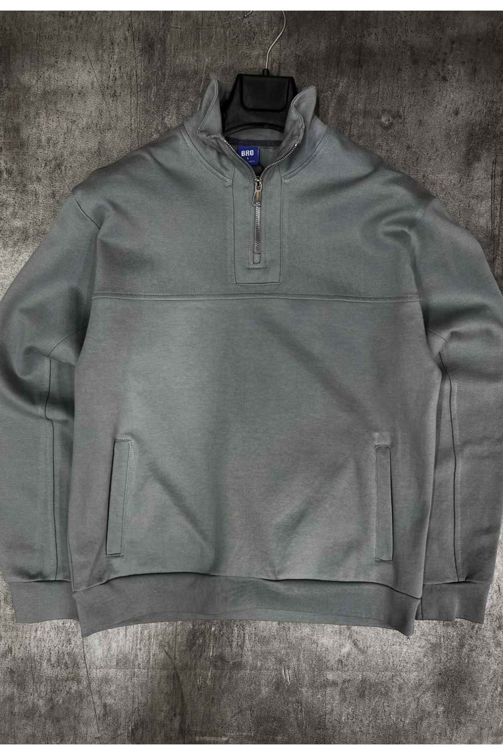 1007 BRO SWEAT - BOYALI GRİ - M