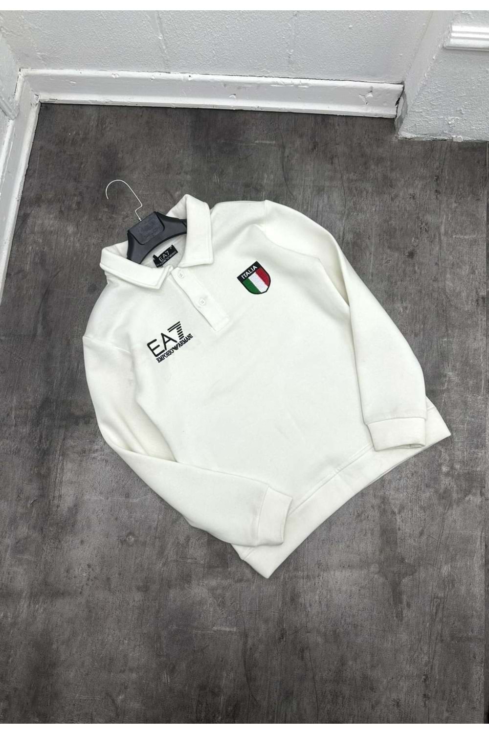 1008 ARMANI EA7 SWEAT - BEYAZ