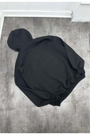 1001 NEVER KABARTMA BÜYÜK LOGO - SİYAH - STANDART