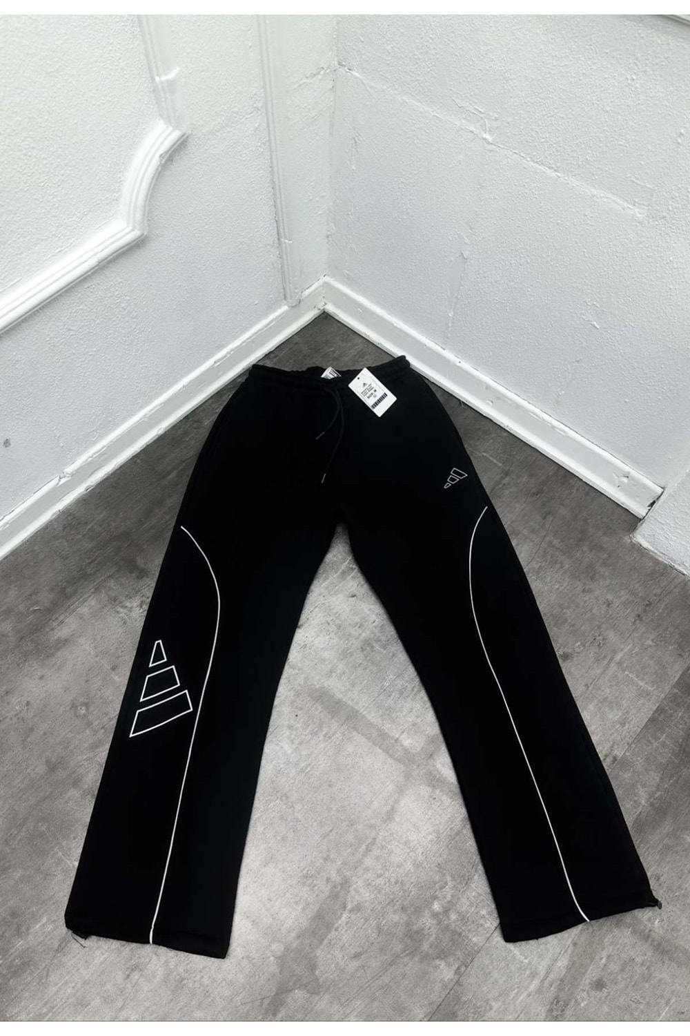 1029 ADİDAS BAGGY EŞOFMAN - SİYAH - M